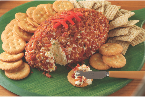 Bacon Covered Cheesy Football